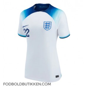 England Jude Bellingham #22 Hjemmebanetrøje Dame VM 2022 Kortærmet